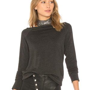 Bailey 44 "Shrine of Terror" Sweatshirt with Embellished Choker S